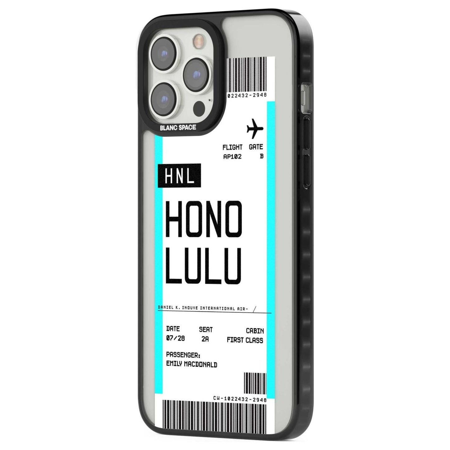 Personalised Honolulu Boarding Pass