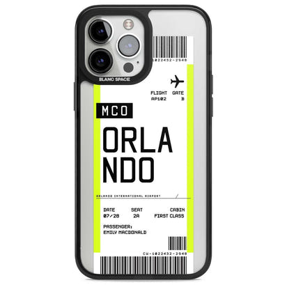 Personalised Orlando Boarding Pass