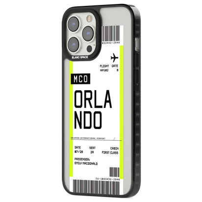 Personalised Orlando Boarding Pass