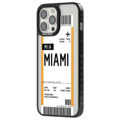 Personalised Miami Boarding Pass