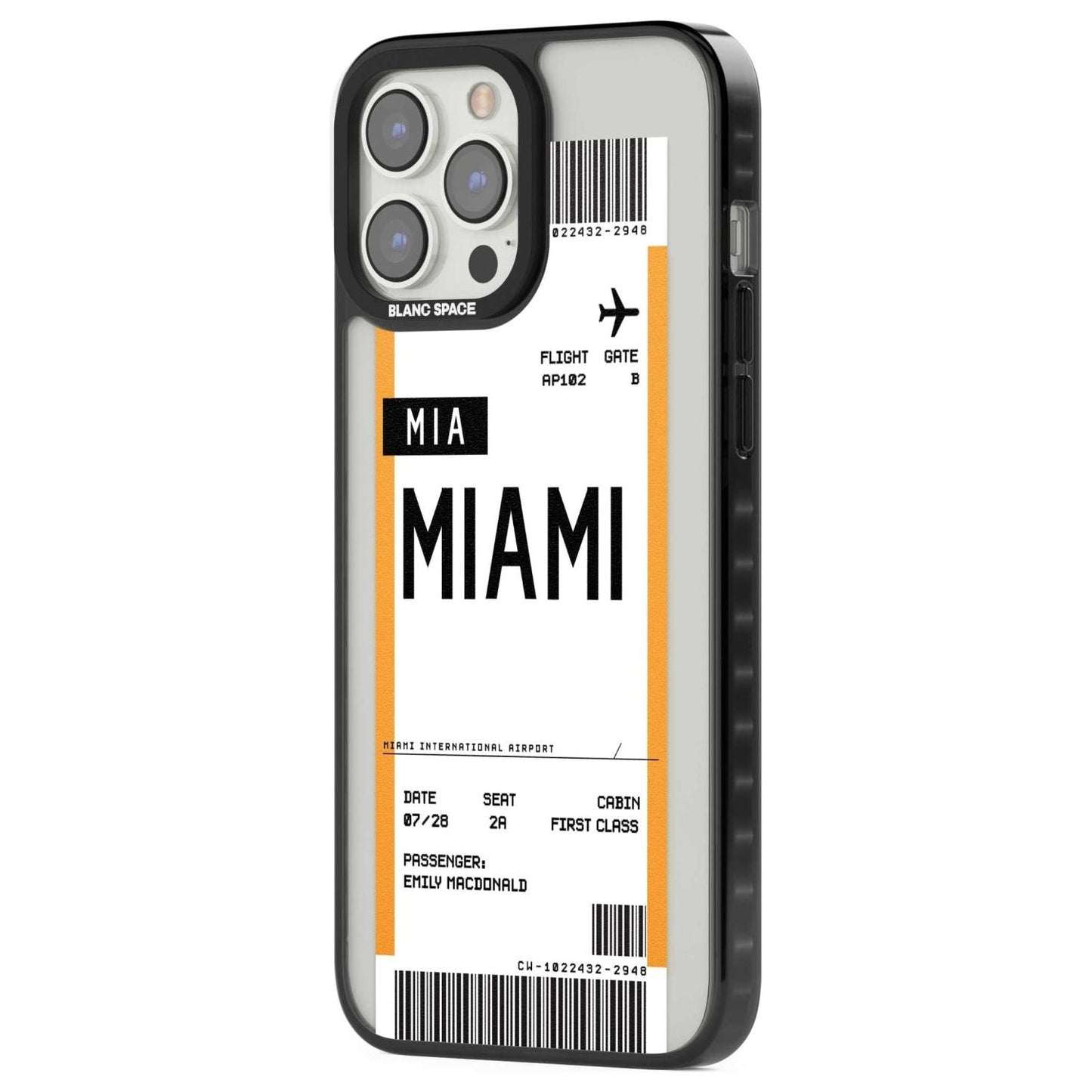 Personalised Miami Boarding Pass