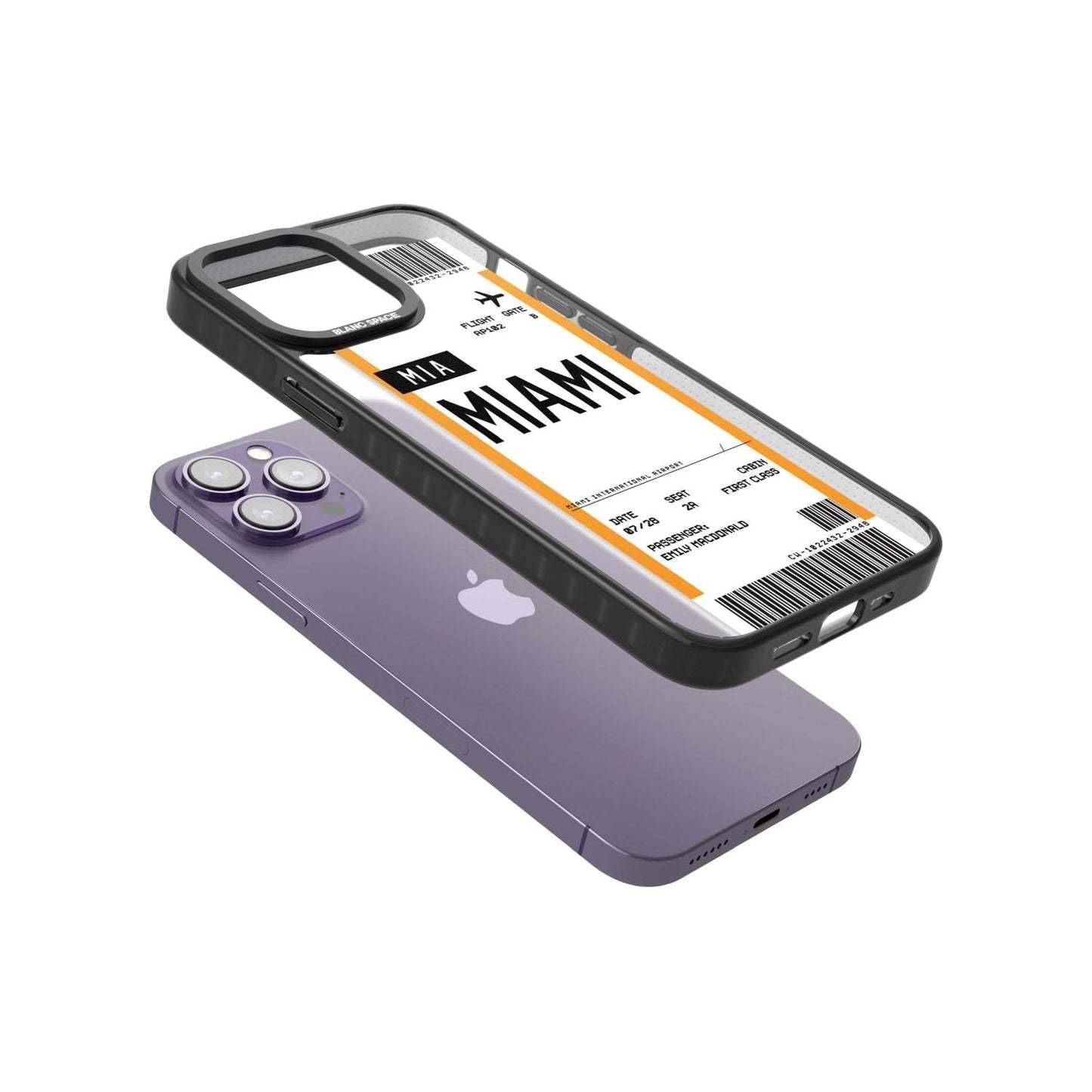 Personalised Miami Boarding Pass