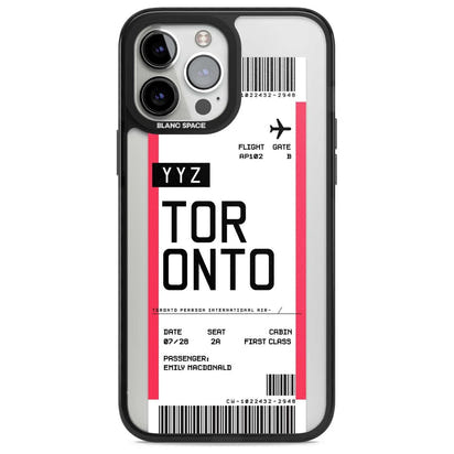 Personalised Toronto Boarding Pass