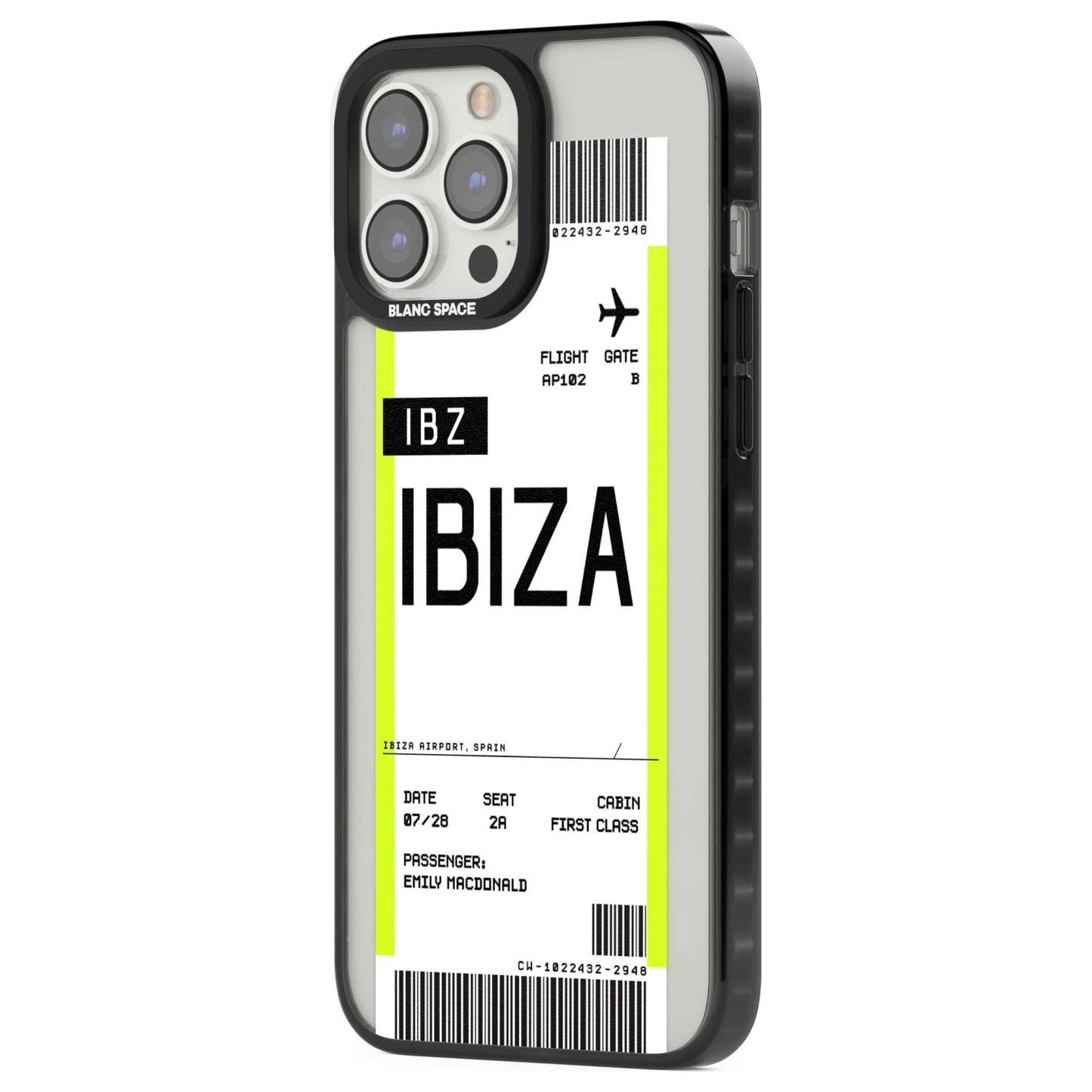 Personalised Ibiza Boarding Pass