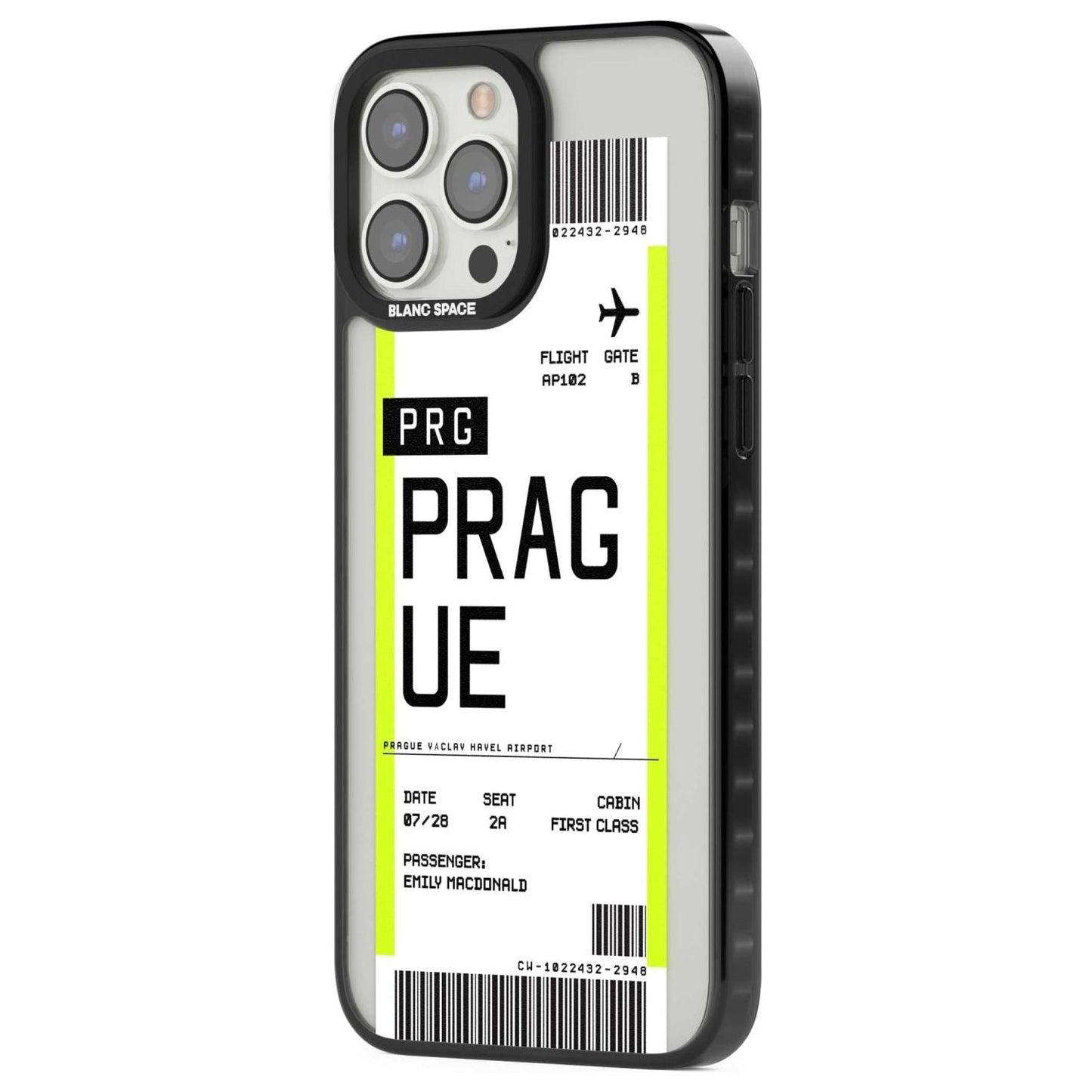 Personalised Prague Boarding Pass