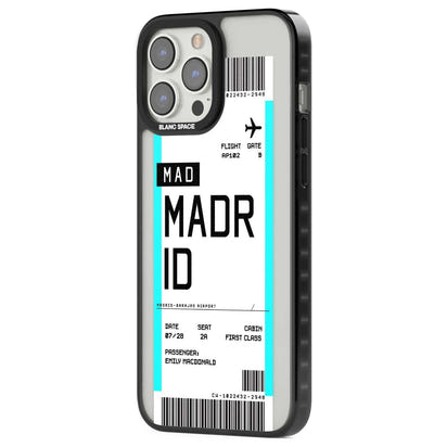 Personalised Madrid Boarding Pass