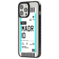 Personalised Madrid Boarding Pass