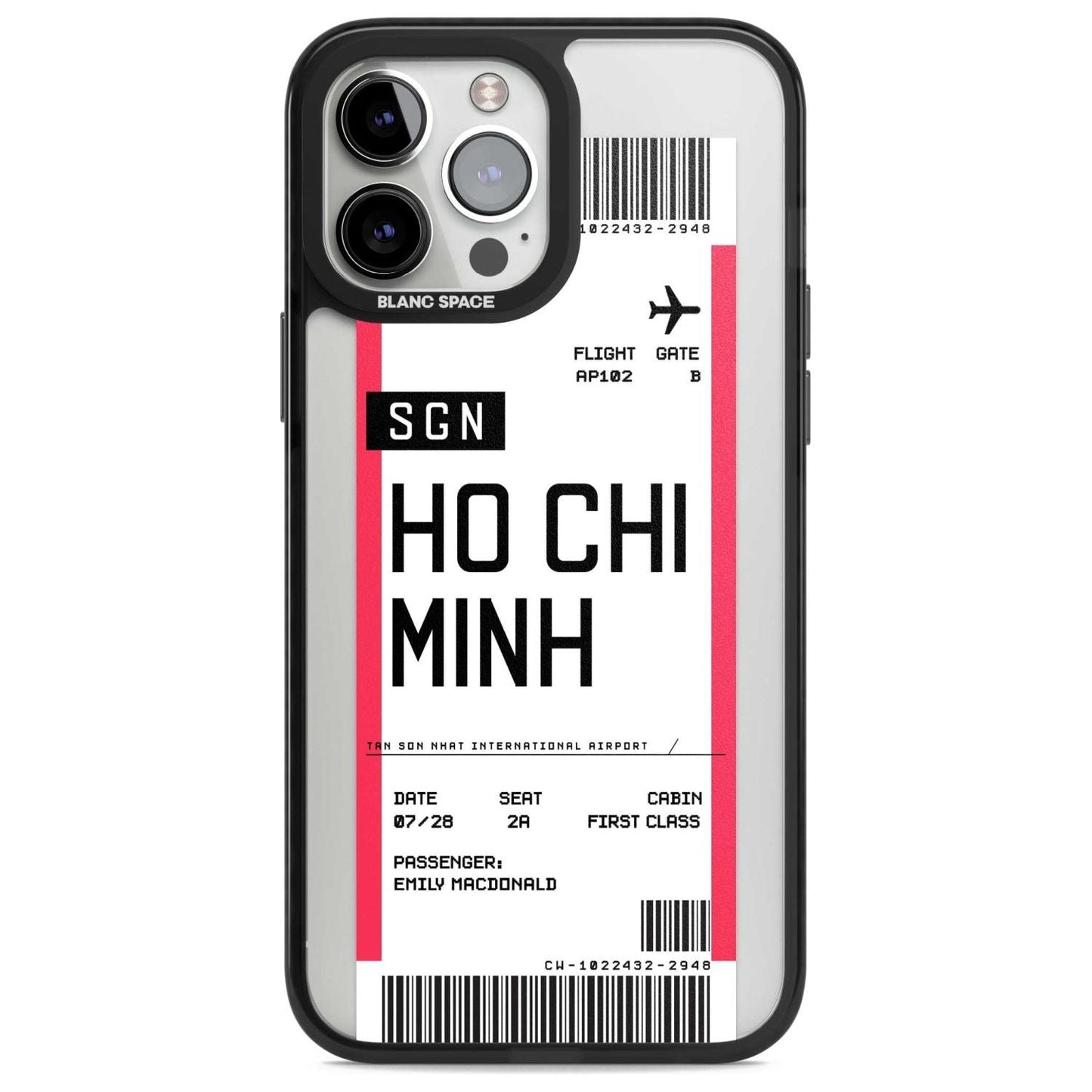 Personalised Ho Chi Minh Boarding Pass
