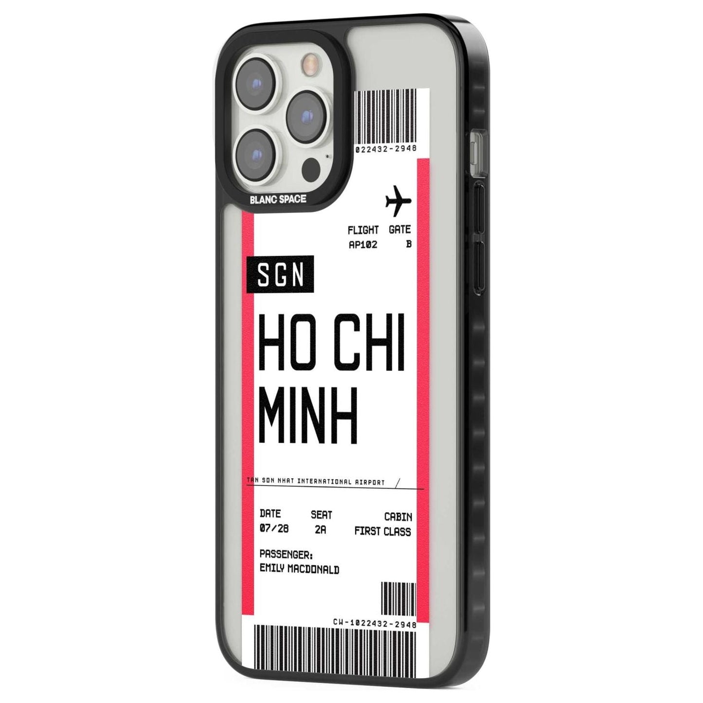 Personalised Ho Chi Minh Boarding Pass