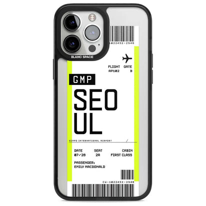 Personalised Seoul Boarding Pass