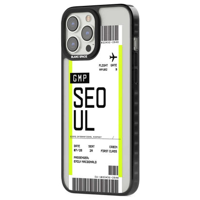 Personalised Seoul Boarding Pass
