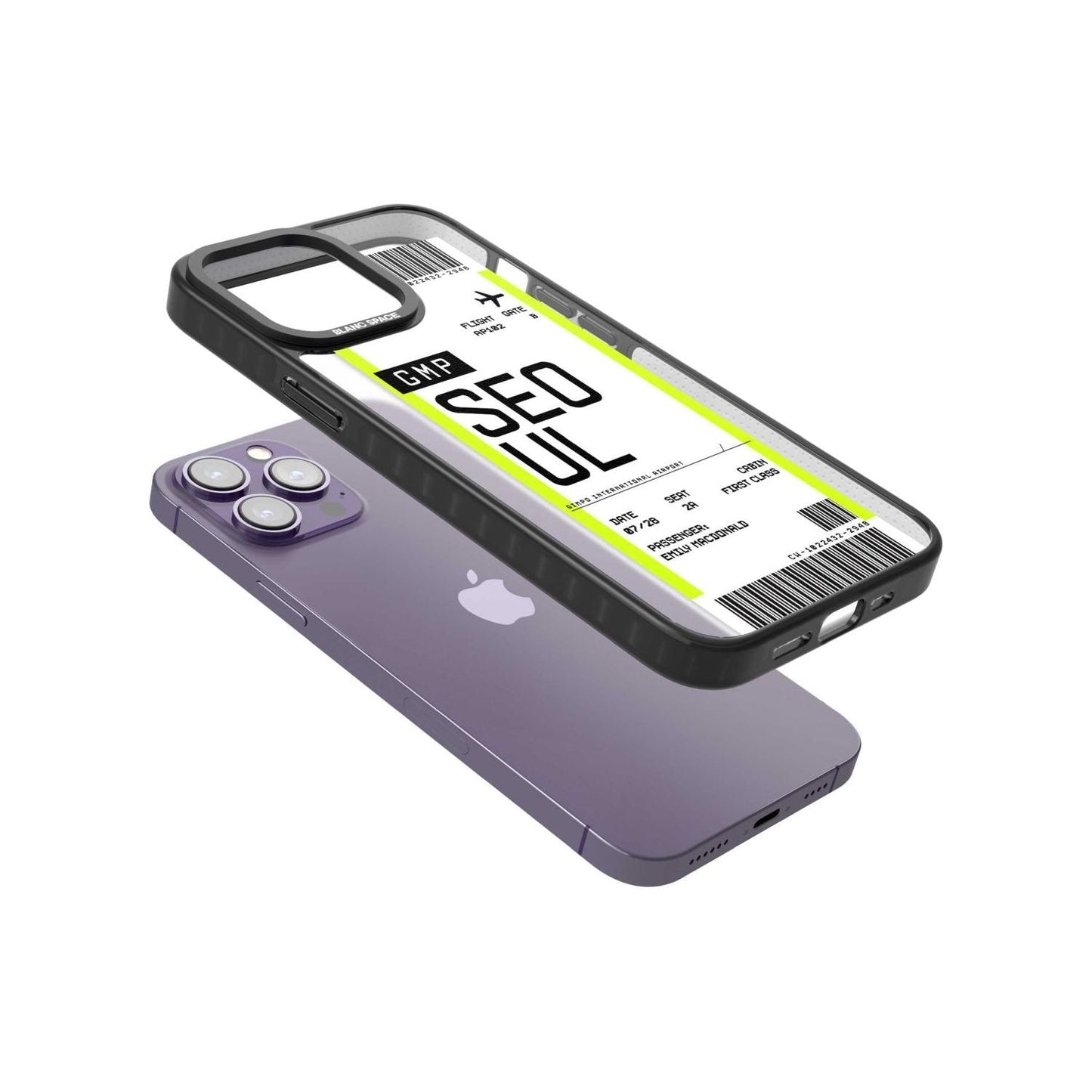 Personalised Seoul Boarding Pass