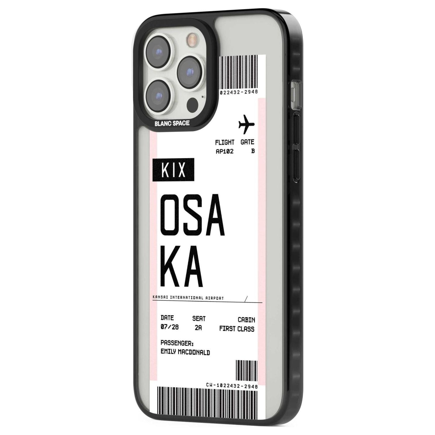 Personalised Osaka Boarding Pass