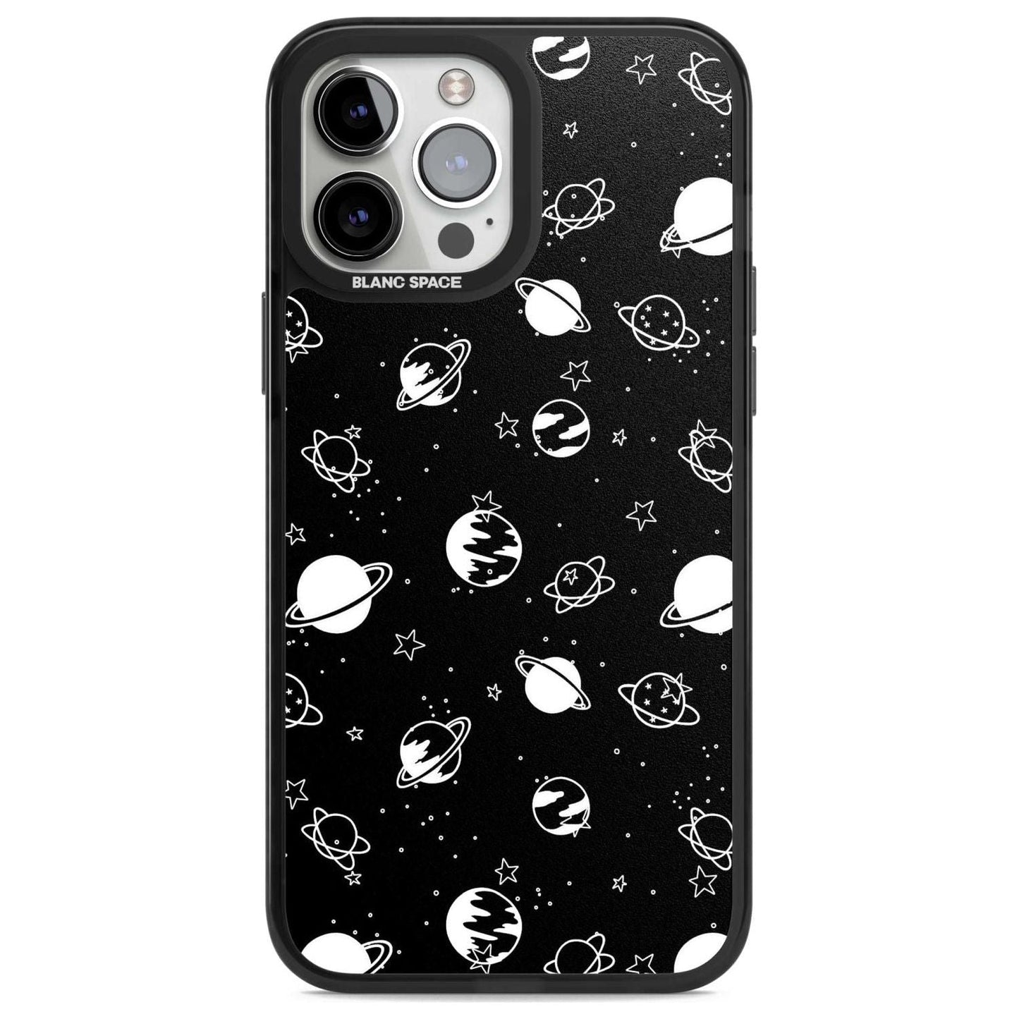 White Planets On Black