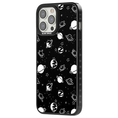 White Planets On Black