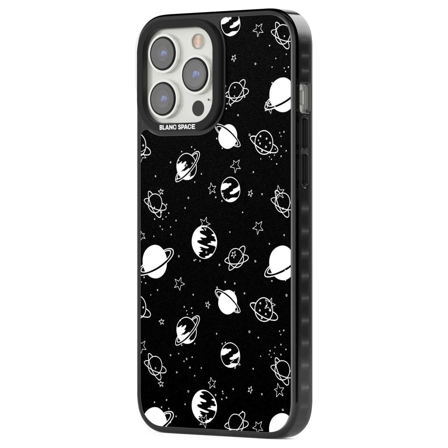 White Planets On Black