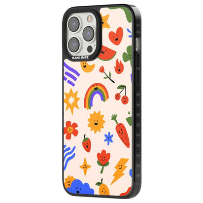 Verspielte Kawaii-Symbole