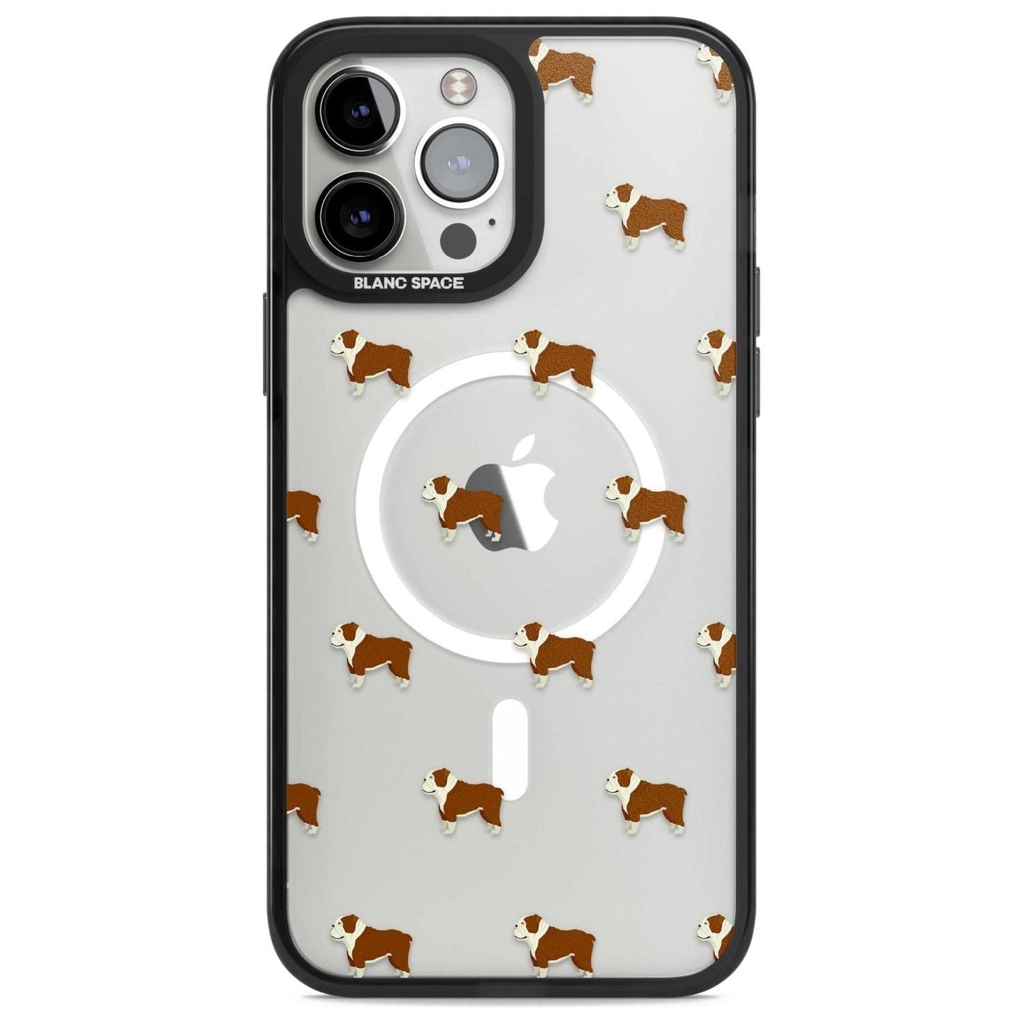 Motif bouledogue clair
