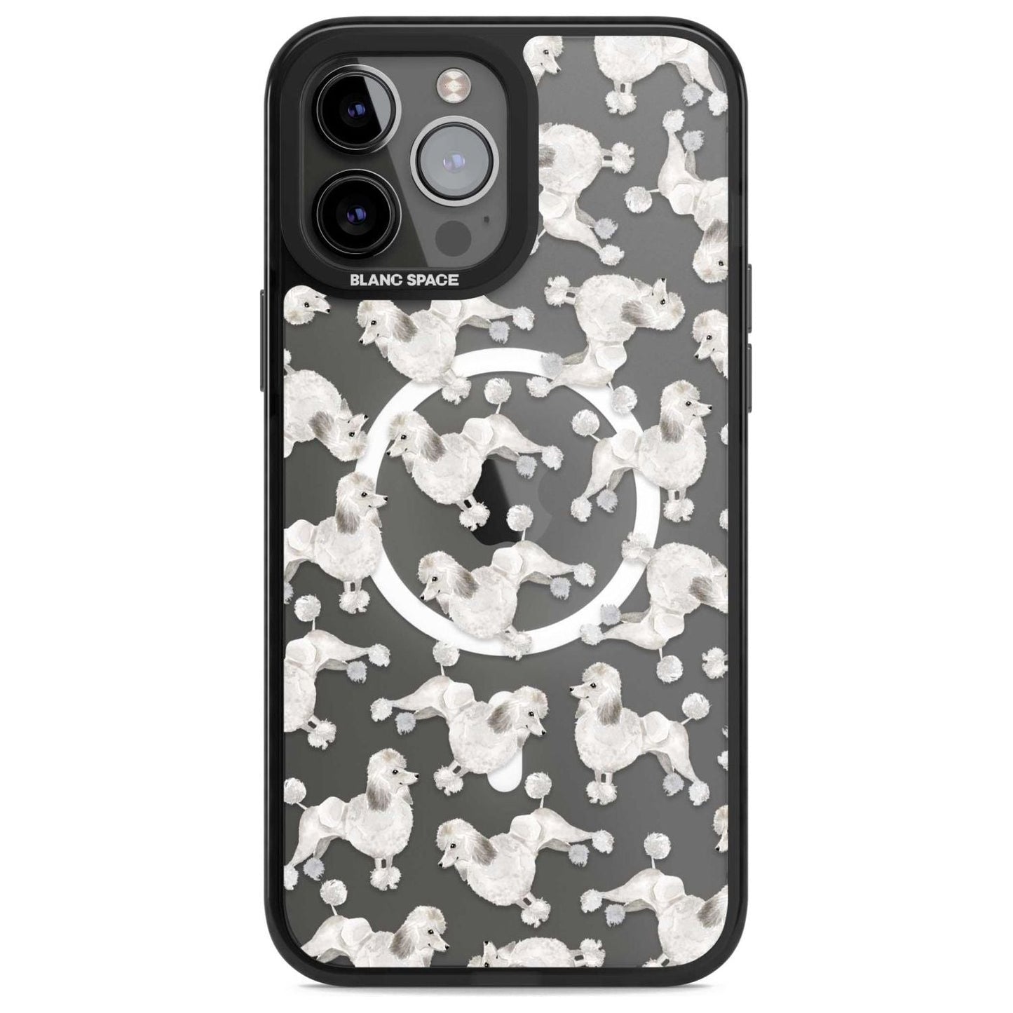 Pudel-Aquarellmuster