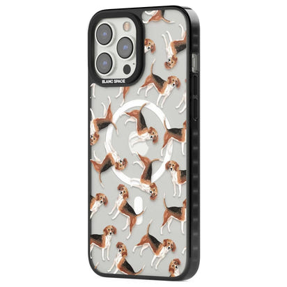 Beagle Watercolor Pattern