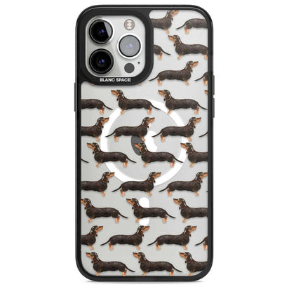 Dachshund Pattern Black Tan