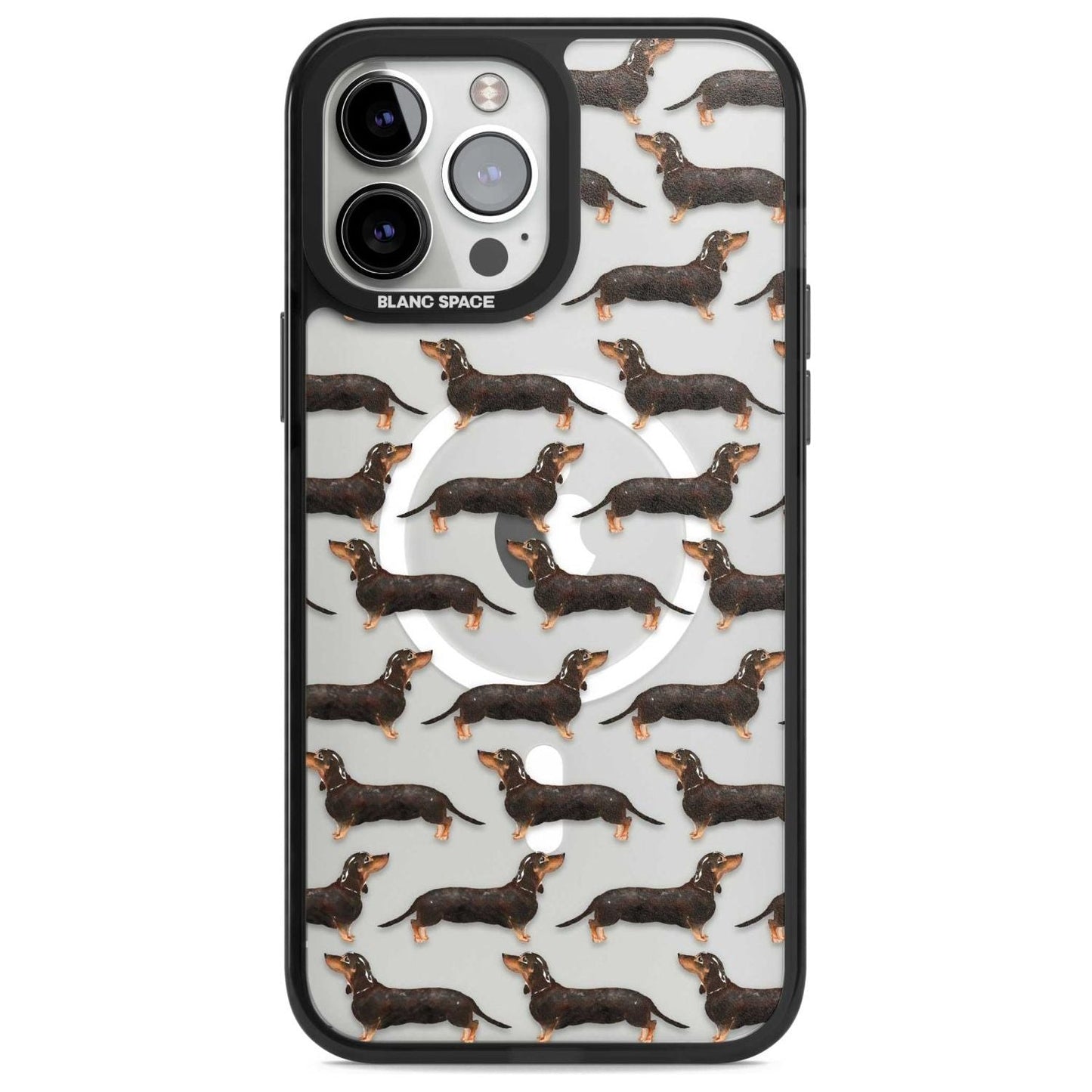 Dachshund Pattern Black Tan