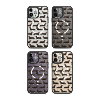 Dachshund Pattern Black Tan