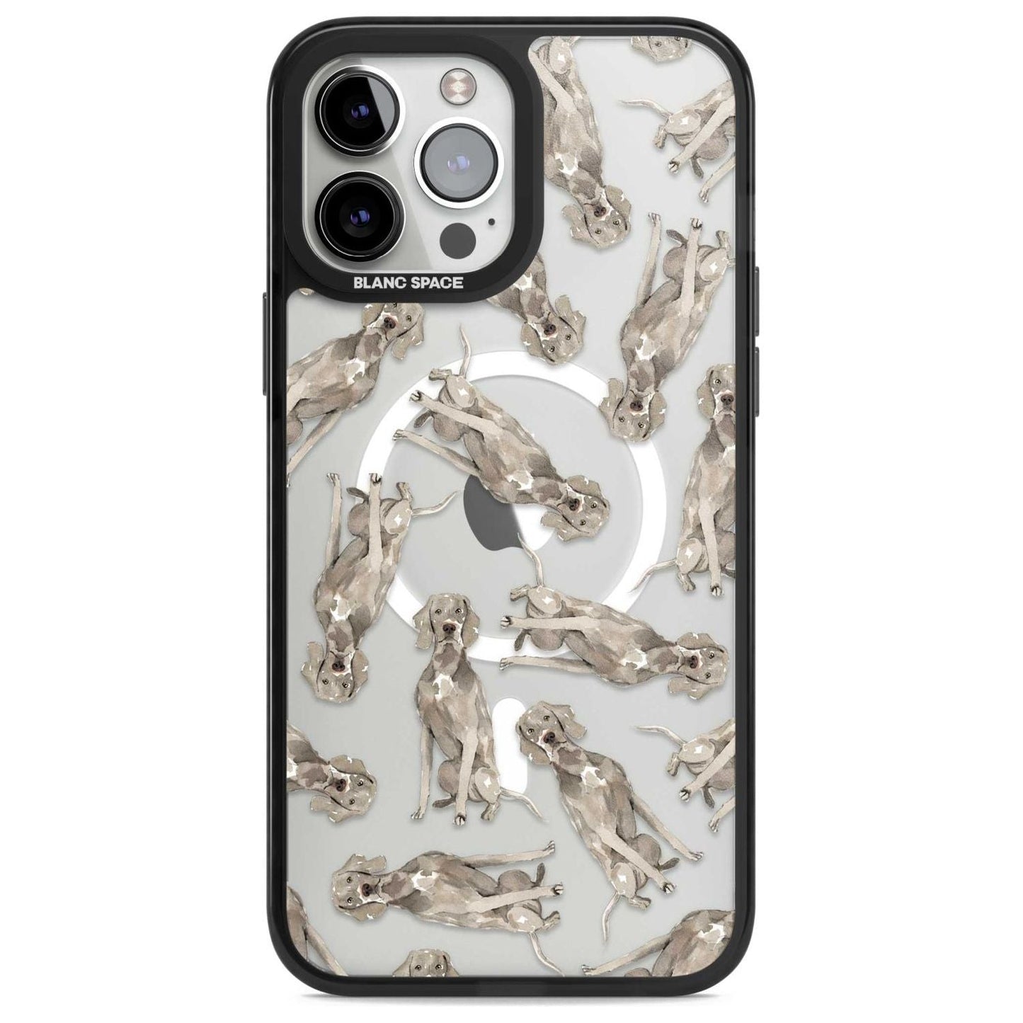 Weimaraner Watercolor Dog