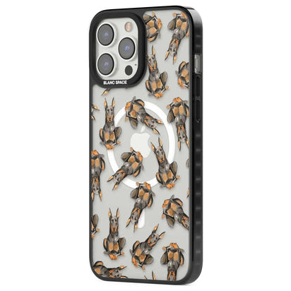 Doberman Watercolor Dog