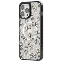 Aquarellzeichnung eines Zwergschnauzers