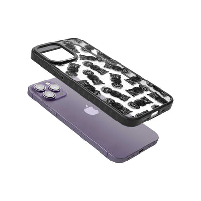 Black Cockapoo Watercolor