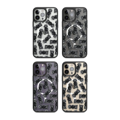 Black Cockapoo Watercolor