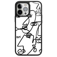 Art abstrait en noir et blanc