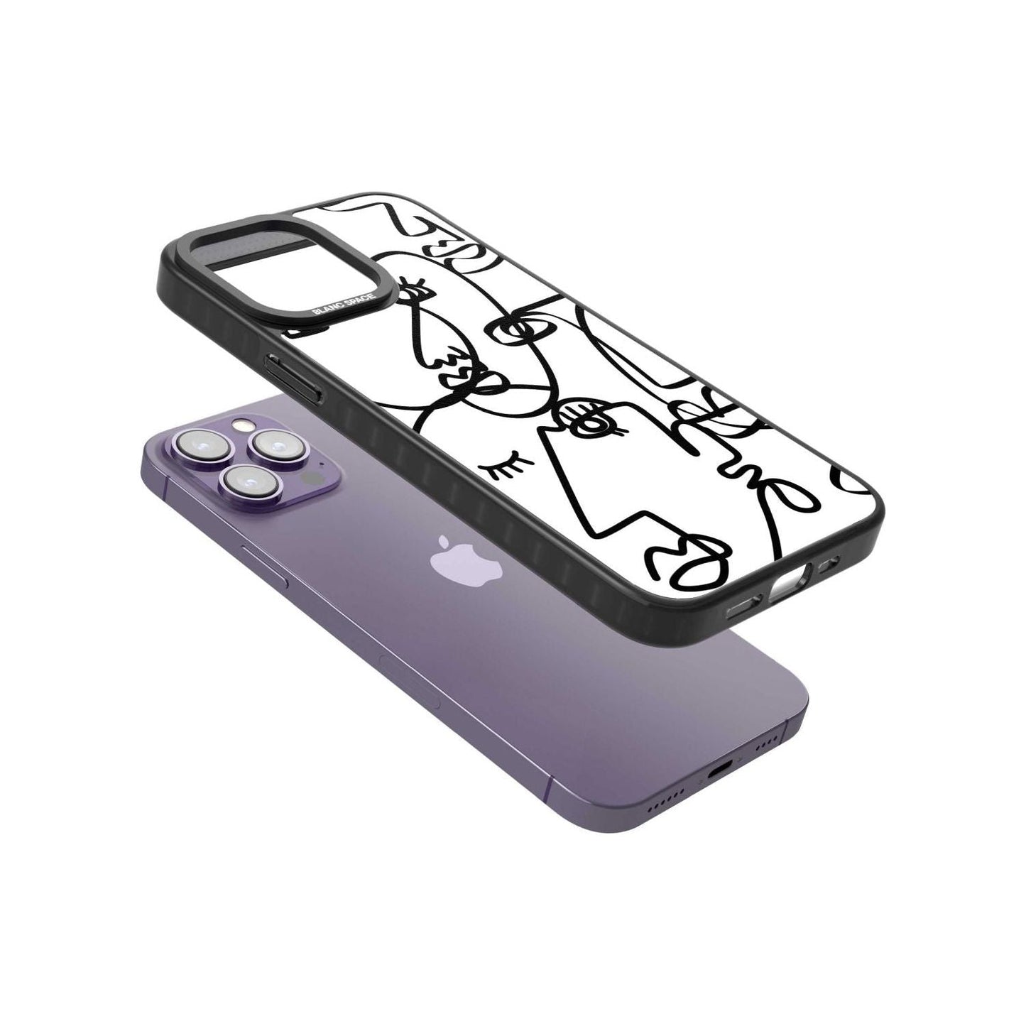 Art abstrait en noir et blanc