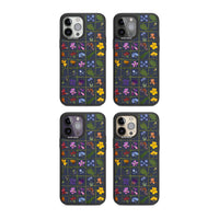 Grille de fleurs sauvages