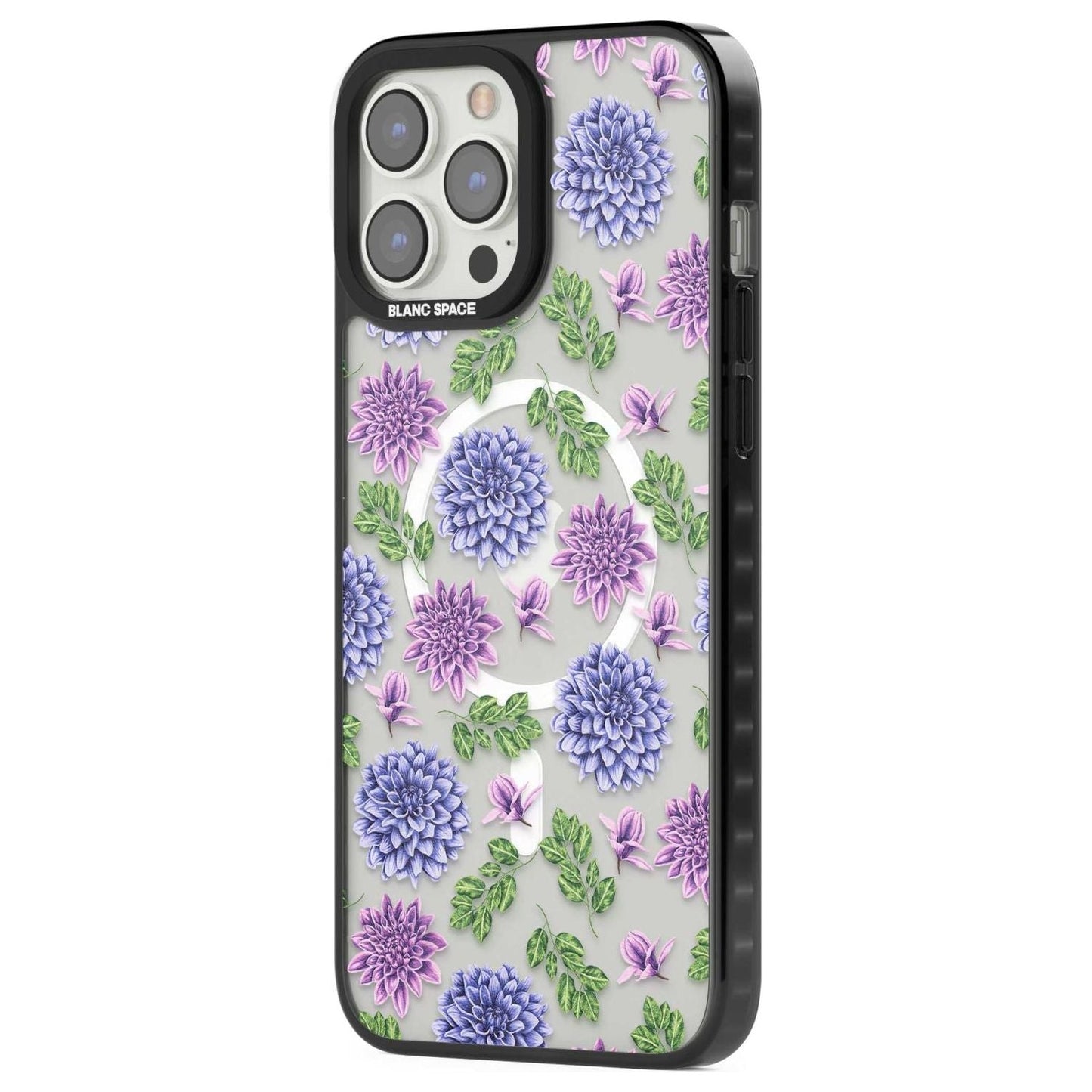 Purple Dahlias Floral