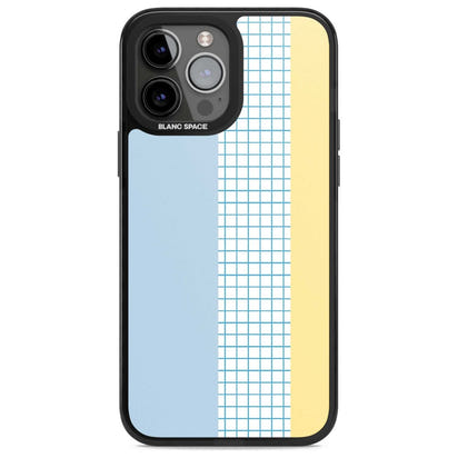 Abstract Grid Blue & Yellow