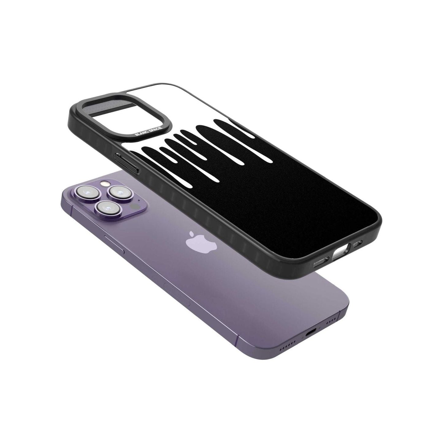 Melted Effect: White & Black