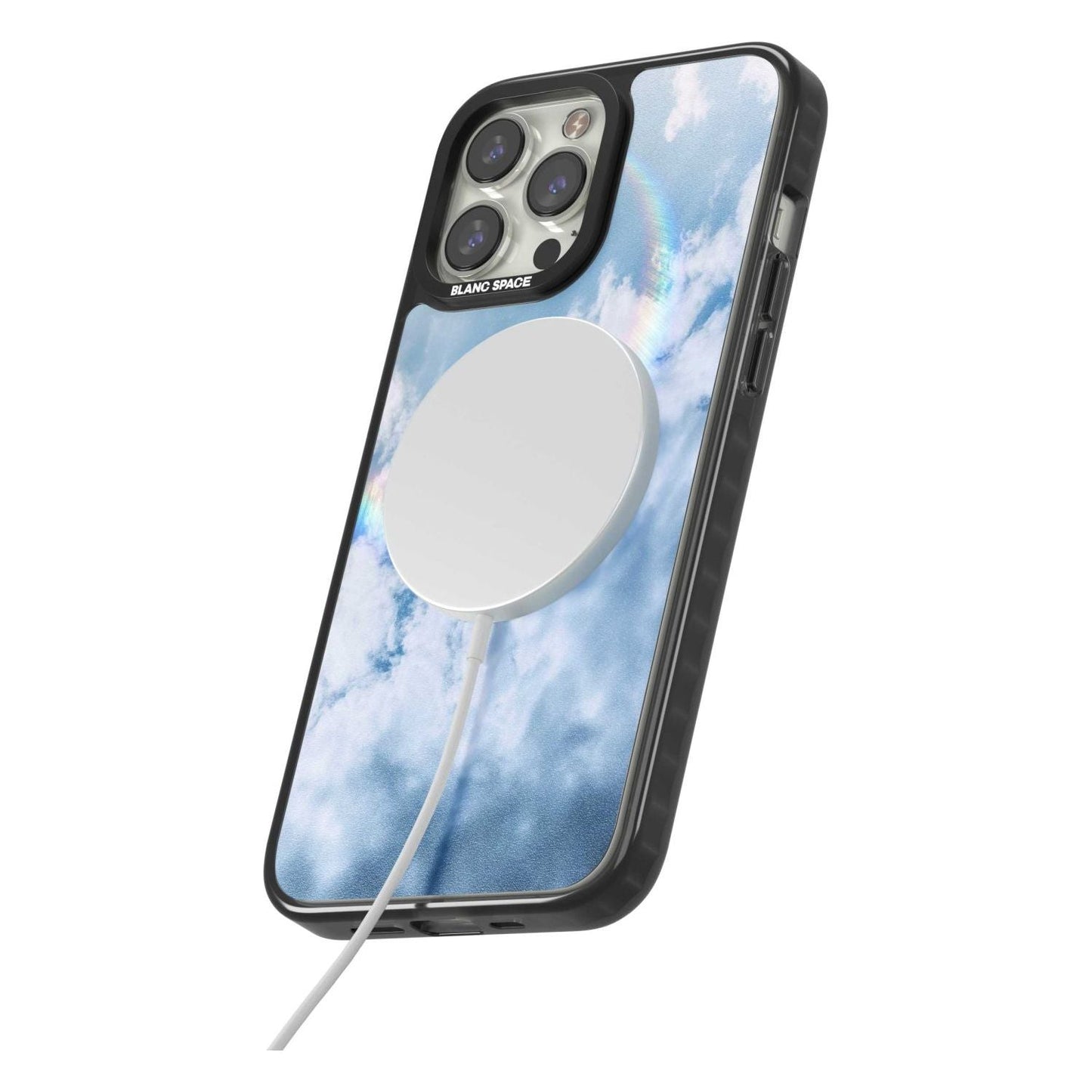 Pastellfarbener Regenbogenhimmel