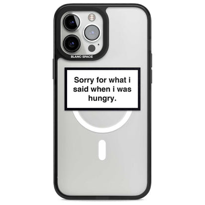 Sorry For What I Said