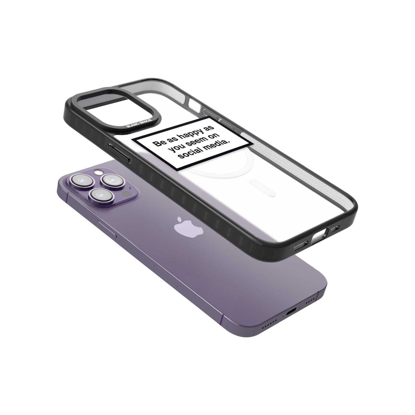 Heureux sur les réseaux sociaux