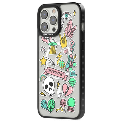 Autocollant introverti