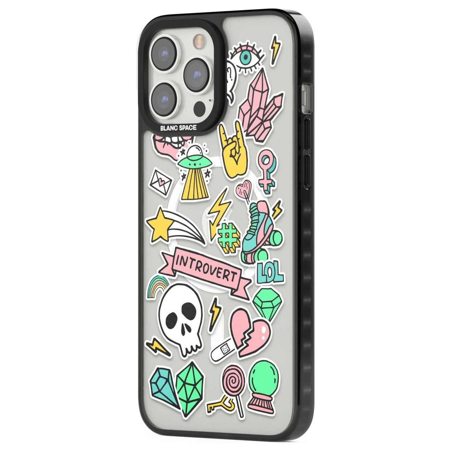 Autocollant introverti