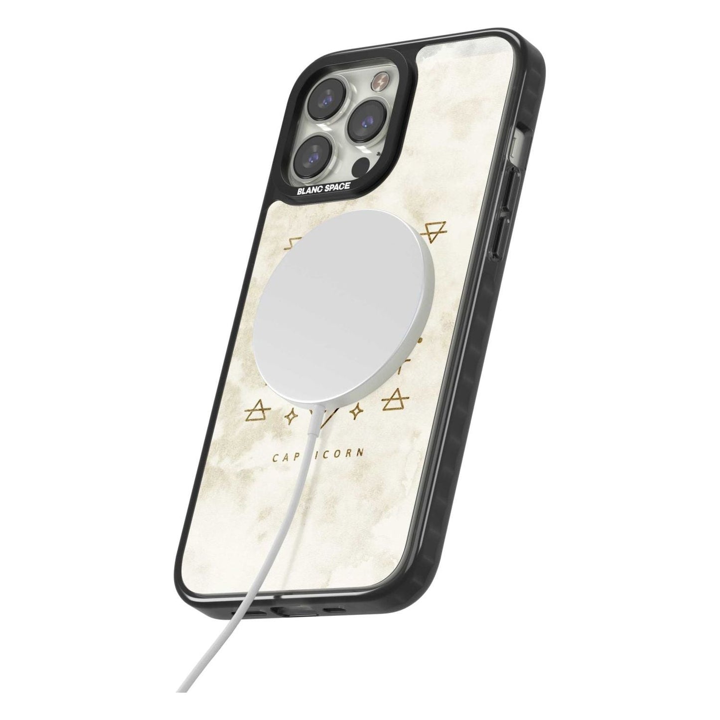 Motif du zodiaque Capricorne en or