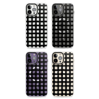 Messy Black Grid Clear