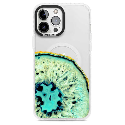 Géode turquoise en cristal