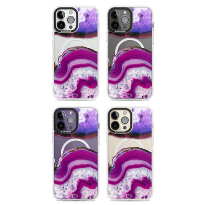 Tranche de cristal d'améthyste