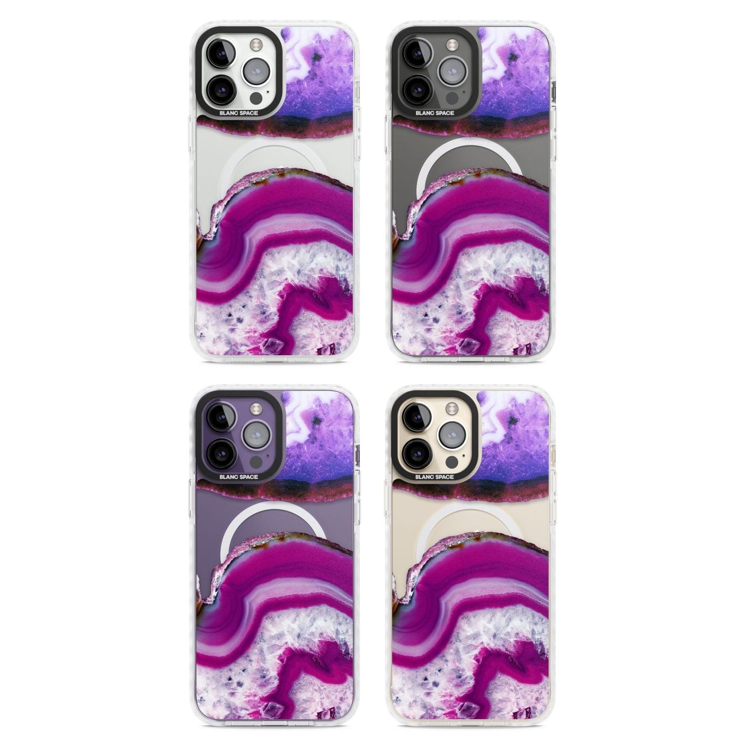 Tranche de cristal d'améthyste