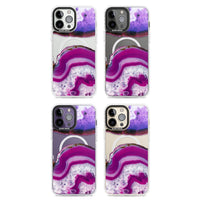 Tranche de cristal d'améthyste