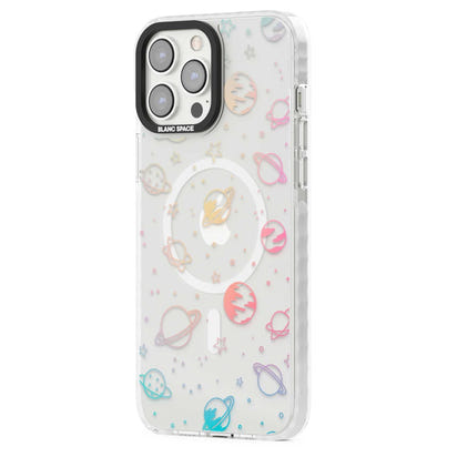 Pastellfarbenes Weltraumuniversum